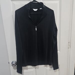 Callaway Black‎ Women's Zip-Up Top Size Large